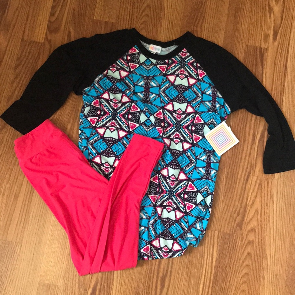 NWT Lularoe Randy Outfit With Matching Leggings